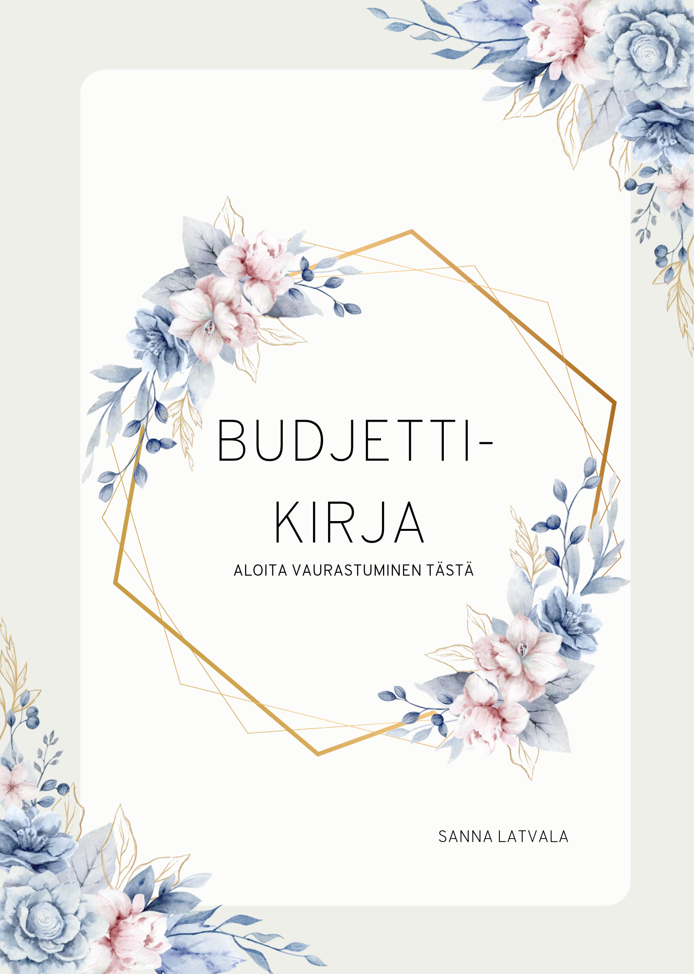ENNAKKOTILAUS Budjettikirja sininen - Image 2